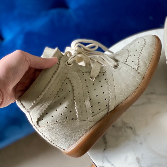Size 38 Isabel Marant Bobby wedge sneakers - Picture 3 of 4